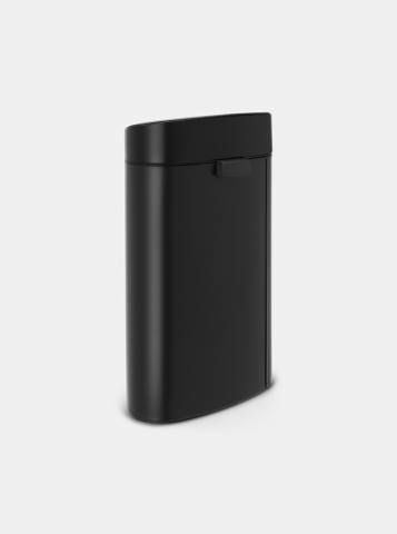 Touch Bin New 40 litre - Matt Black