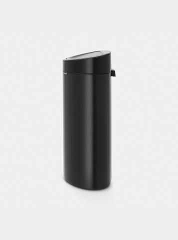 Touch Bin New 40 litre - Matt Black