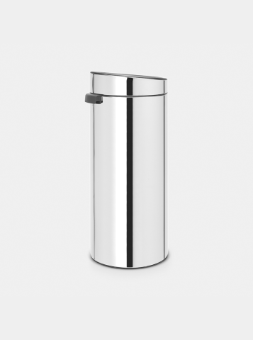 Touch Bin New 30 litres - Brilliant Steel