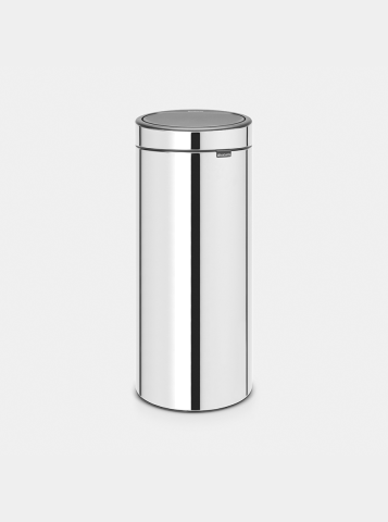 Touch Bin New 30 litres - Brilliant Steel