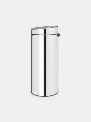 Touch Bin New 30 litres - Brilliant Steel