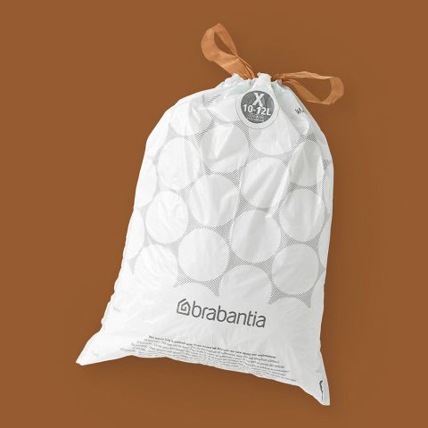 PerfectFit Trash Bags Code X, 2.6-3.2 gallon (10-12 liter) (Multipack of 200 Bags)