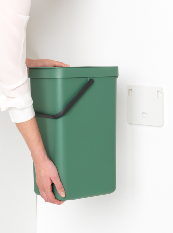 Sort & Go Recycling Trash Can 4.2 gallon (16 liter) - Fir Green