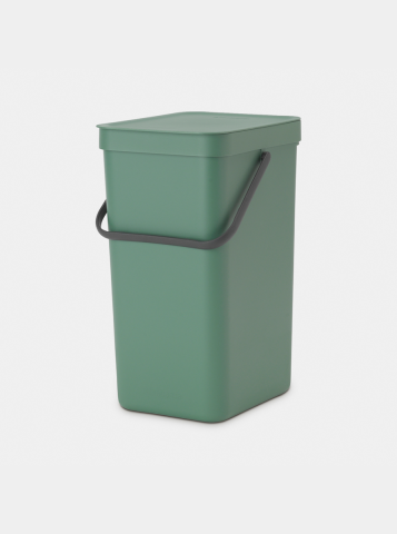 Sort & Go Recycling Trash Can 4.2 gallon (16 liter) - Fir Green