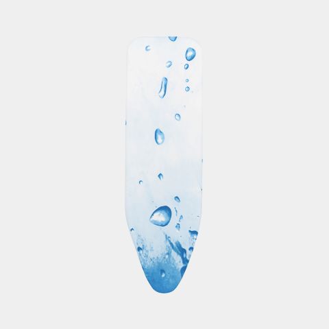 Bügelbrettbezug B 124 x 38 cm, Bezug - Ice Water, Fairtrade-Baumwolle