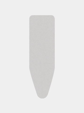 Ironing Board Cover B 124 x 38 cm, Complete Set - Metallised, Fairtrade cotton
