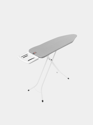 Ironing Board Cover B 124 x 38 cm, Complete Set - Metallised, Fairtrade cotton