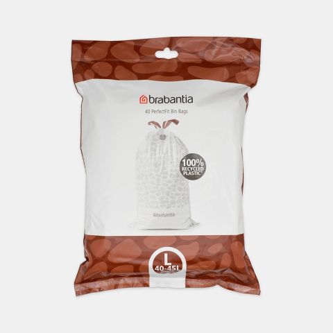 Sacs poubelle PerfectFit Code L (45 litres), Distributeur 40 sacs