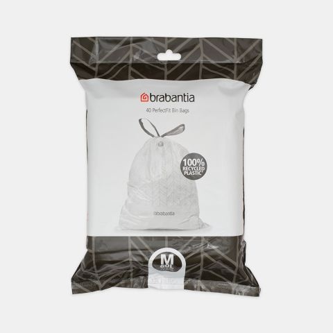 PerfectFit Afvalzakken Code M (60 liter), Dispenser pack 40 stuks