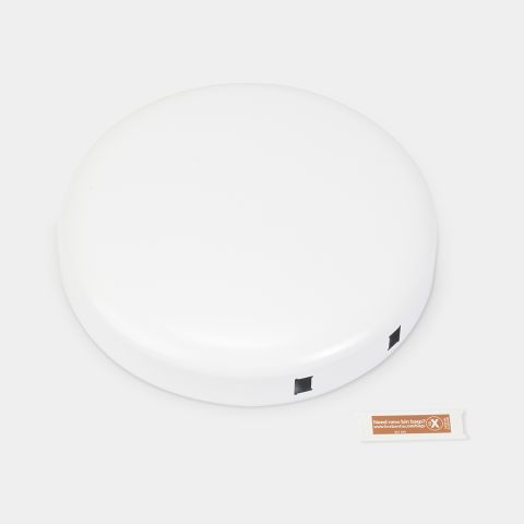 Lid NewIcon Step on Trash Can (2020) 3.2 gallon (12 liter) - White