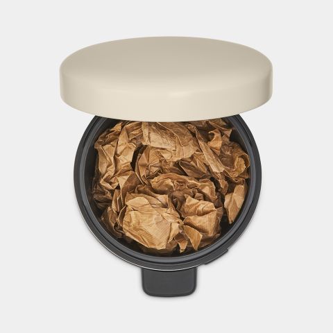 NewIcon Pedaalemmer 5 liter - Soft Beige