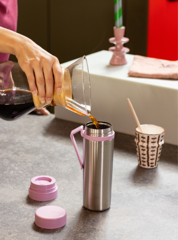 Gourde isotherme Make & Take 0,5 l - Lilac Pink