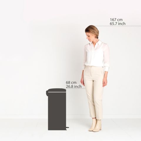 Treteimer newIcon 30 Liter - Warm Bronze