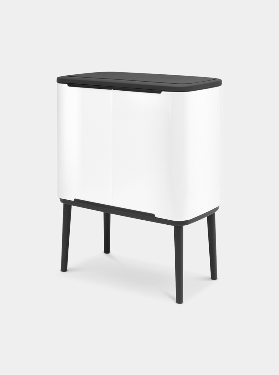 Bo Touch Bin 3 x 11 litres - White