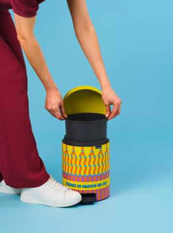 NewIcon Pedal Bin 5 litre - Yinka Ilori