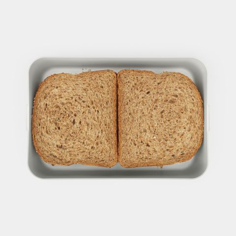 Make & Take Boîte à repas Grande, Plastique - Light Grey