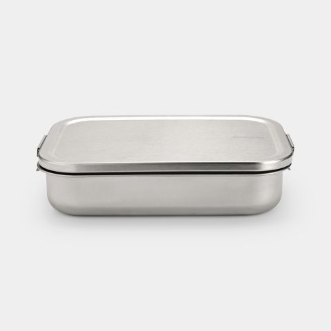 Make & Take Lunch Box Large, Stainless Steel - Matt Steel