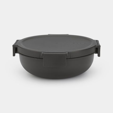 Miska na sałatkę Make & Take 1,3 litra, plastikowa - Dark Grey