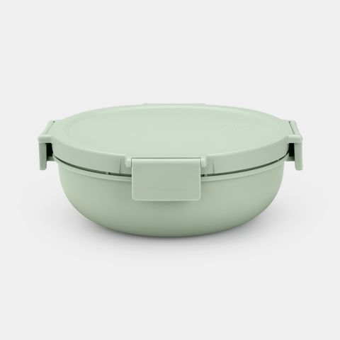 Make & Take Salad Bowl 1.0.8 gallon (0.8 gallon (3 liter), Plastic - Jade Green