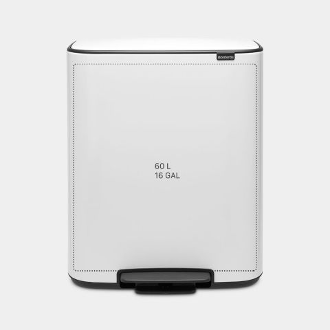 Bo Treteimer 60 Liter - White