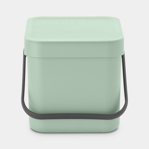 Sort & Go Waste Bin 6 litre - Jade Green