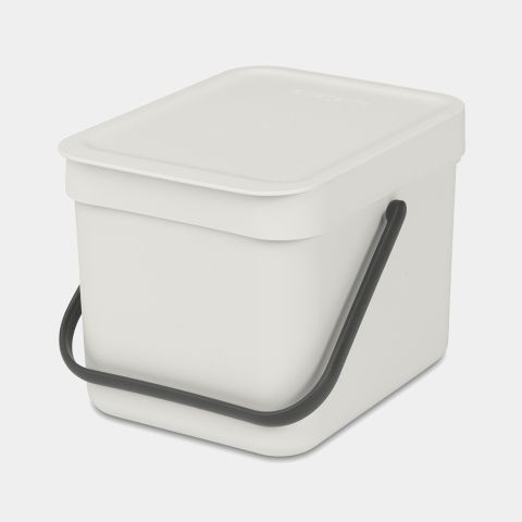 Poubelle Sort & Go 6 litres - Light Grey
