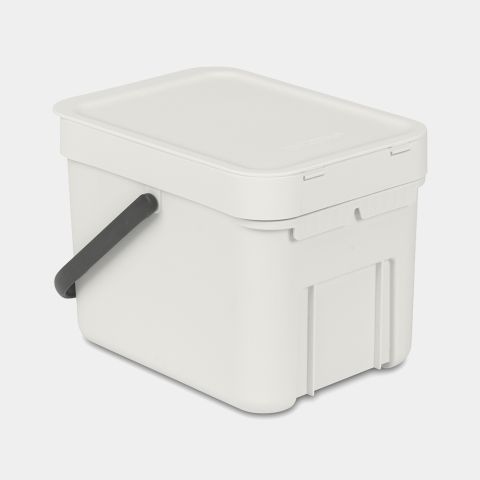 Poubelle Sort & Go 6 litres - Light Grey