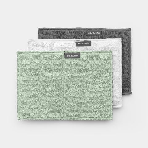 Microfiber Cleaning Pads Set of 3 - Mixed