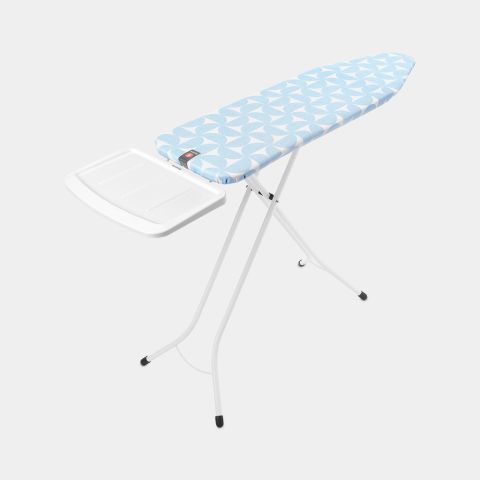 Asse da Stiro B 124 x 38 cm, per caldaia a vapore -  Fresh Breeze, Cotone equosolidale