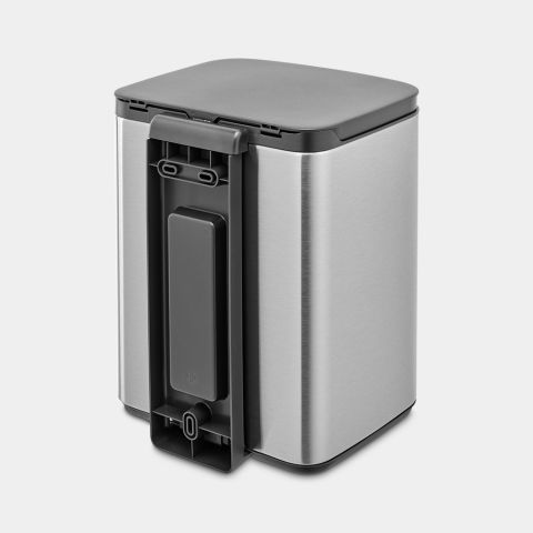 Bo Afvalemmer 7 liter - Matt Steel Fingerprint Proof