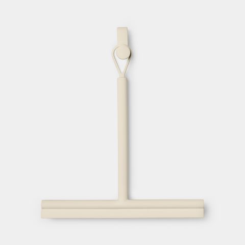 Raclette de douche ReNew, avec crochet de porte - Soft Beige
