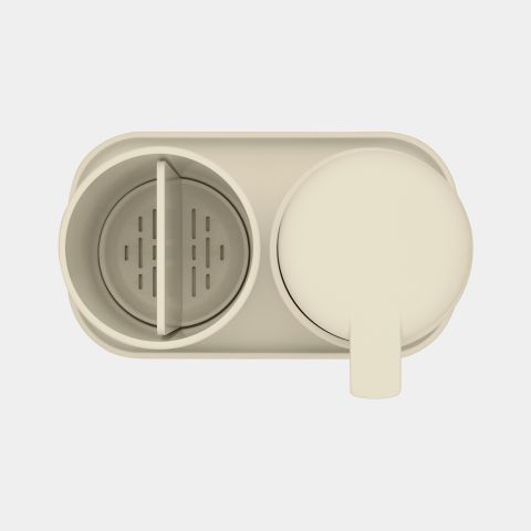 Set de accesorios para el baño ReNew, Set 3 - Soft Beige