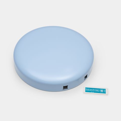 Lid Step on Trash Can 1.3 gallon (5 liter), Ø 8.1 in (20.5cm) - Dreamy Blue