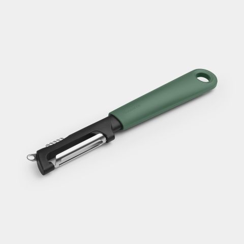 Swivel Food Peeler plus Zester Tasty+ - Fir Green