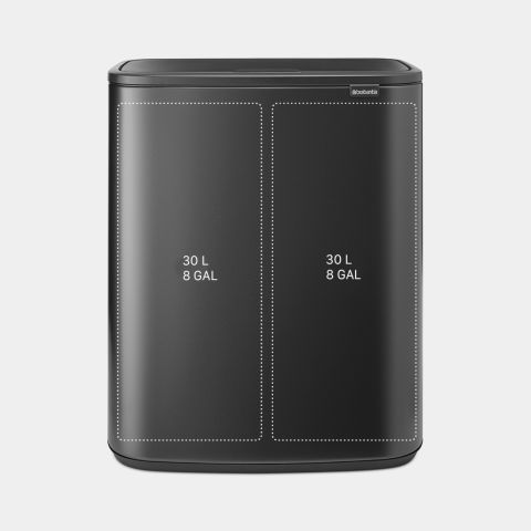 Bo Touch Bin 2 x 30 liter - Confident Grey
