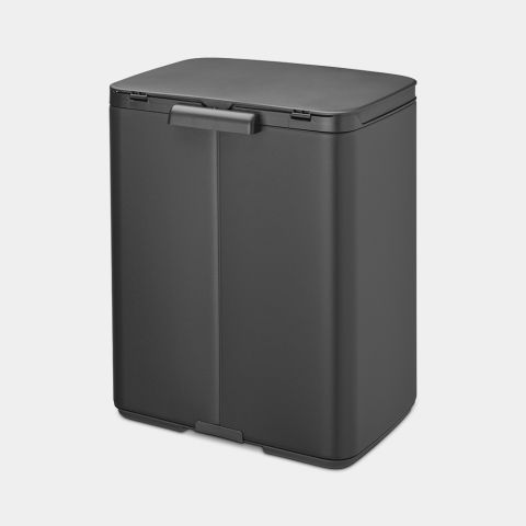 Bo Afvalemmer 12 liter - Mineral Infinite Grey
