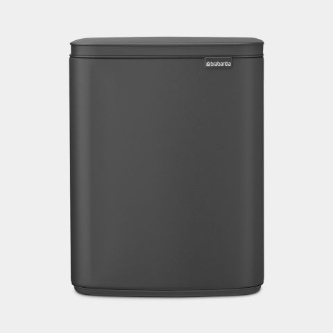 Bo Afvalemmer 12 liter - Mineral Infinite Grey