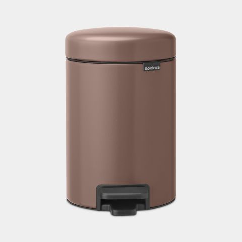 NewIcon Pedal Bin 3 litre - Satin Taupe