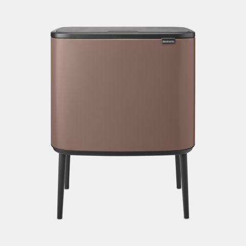 Bo Touch Trash Can 3 + 6 gallon (11 + 23 liter)- Satin Taupe