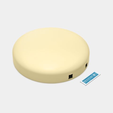 Lid NewIcon Step on Trash Can 1.3 gallon (5 liter)  -  Mellow Yellow