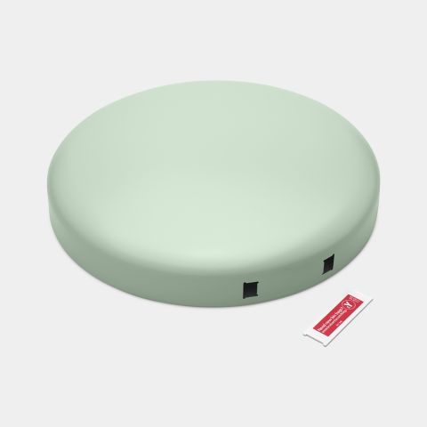 Deksel NewIcon pedaalemmer 20 liter - Jade Green