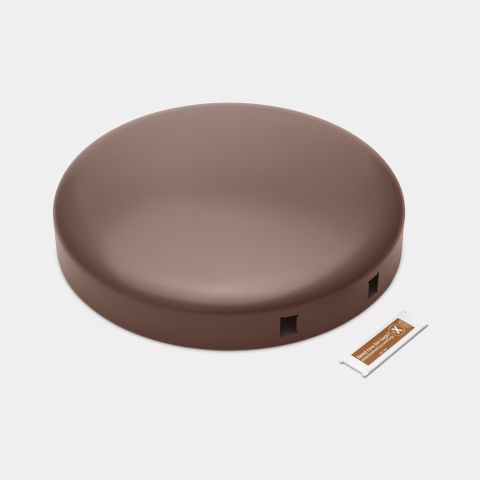 Lid NewIcon Pedal Bin 12 litre - Satin Taupe
