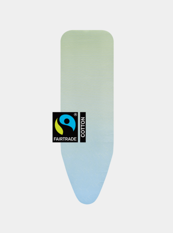 Ironing Board Cover B 124 x 38 cm, Top Layer - Soothing Sea, Fairtrade cotton