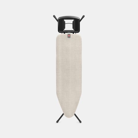 Ironing Board B 124 x 38 cm, for Steam Iron - Denim Grey, Fairtrade cotton