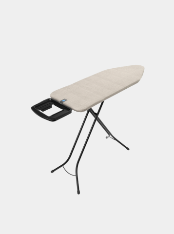 Ironing Board Cover C 124 x 45 cm, Top Layer - Denim Grey, Fairtrade cotton