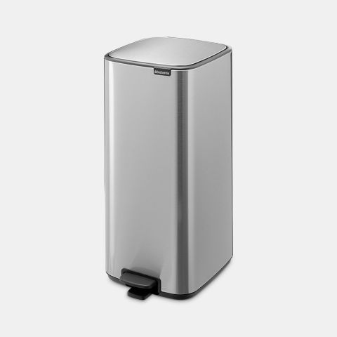 Bo Pedal Bin 8 gallon (30 liter) - Matt Steel Fingerprint Proof