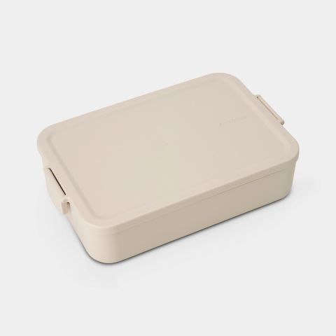 Make & Take Boîte Bento Grande, Plastique - Soft Beige