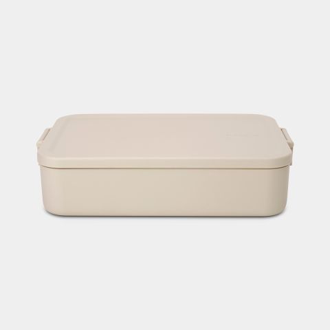 Make & Take Boîte Bento Grande, Plastique - Soft Beige