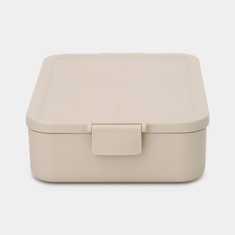 Make & Take Boîte Bento Grande, Plastique - Soft Beige