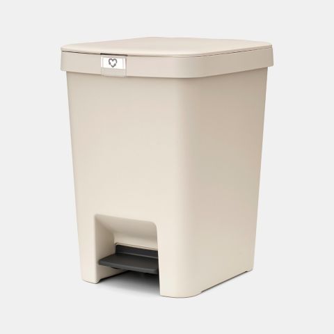 Pattumiera a pedale StepUp 25 litri - Soft Beige